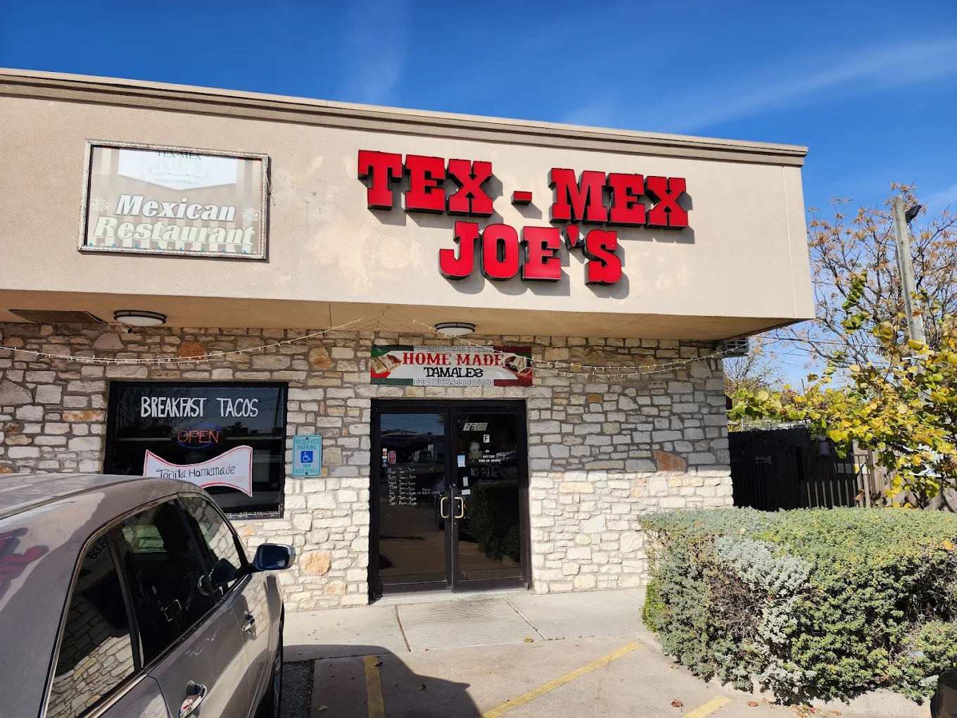 Tex-Mex Joe's Restaurant Front - Welcome to our family-owned Mexican restaurant